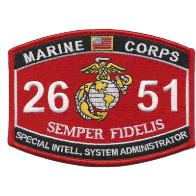 MOS 2651 Special Intelligence System Administrator Patch
