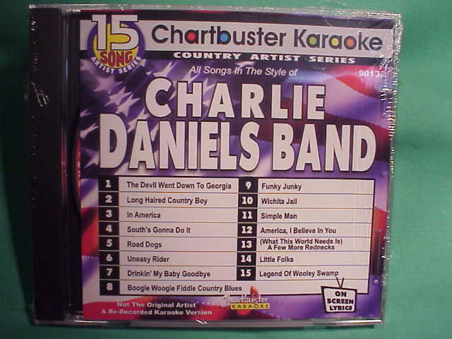Charlie Daniels Band Chartbuster Karaoke 90132 Long Haired Country