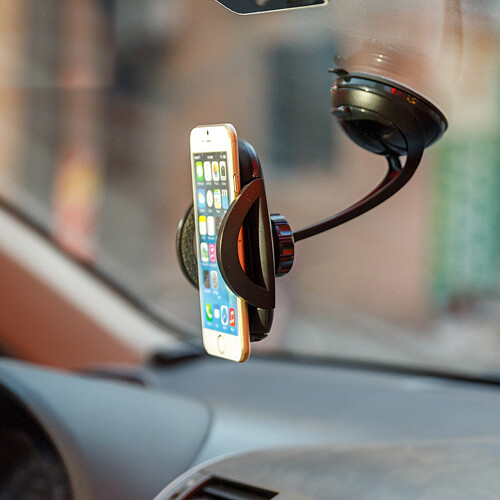 Car Mount Dash Windshield Holder Cradle Rotating Dock for Cell Phones - 第 2/11 張圖片