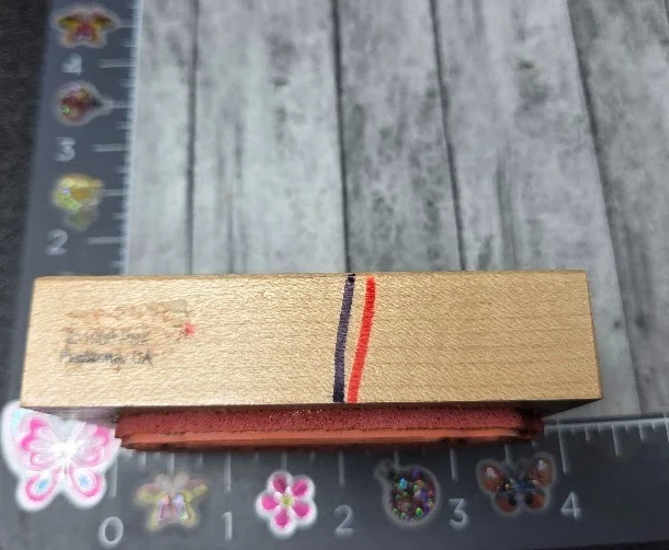 PSX Designs Женщина Сидящая Под Листьями Ягоды 1988 Резиновый Штамп Дерево #N53 - Изображение 3 из 3