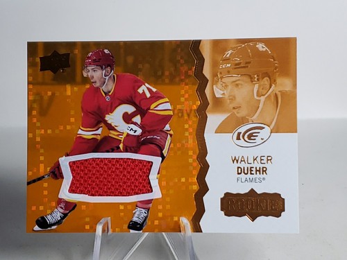 Walker Duehr 2023-24 Upper Deck Ice Orange Rookie Jersey Calgary Flames RC - Bild 1 von 2