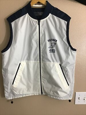 tommy hilfiger sport quilted logo vest