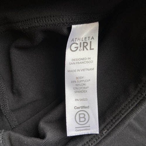 Athleta black Chit Chat 2.0 Shorts Size S (7) - Picture 3 of 6