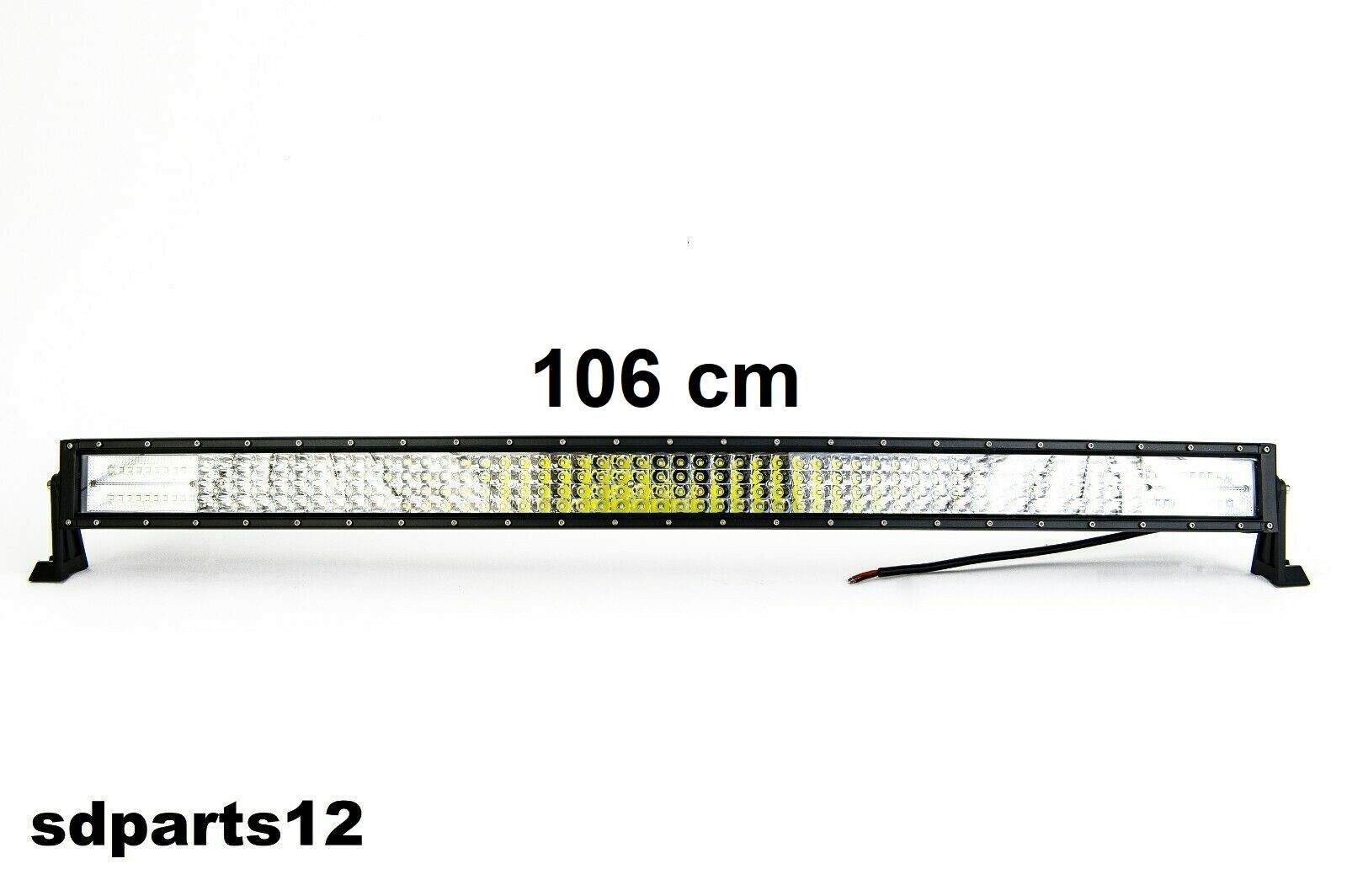 Barre lumineuse LED 106cm incurvée pour bivouac et exploration en pick-up 4x4