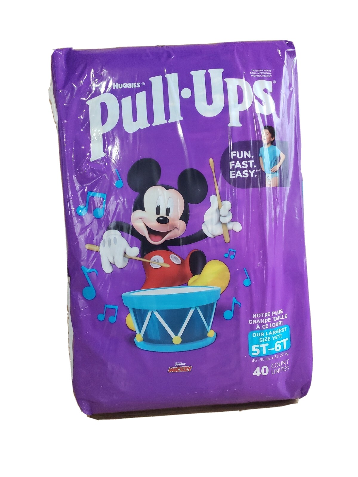 HUGGIES PullUps Boys' Potty Training Pants, 5T6T (40 count