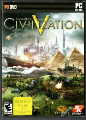 Sid Meier's Civilization V (PC, 2010, Firaxis Games)