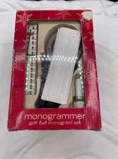 2001 Target Brand Golf Ball Monogrammer Set Original Box Golf Ball Personalizer