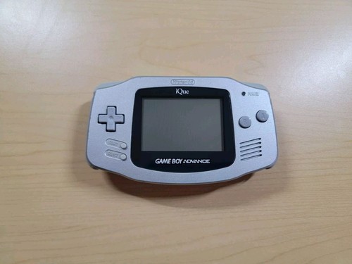 Rare Nintendo Silver iQue Game Boy Advance GBA-001 Silver US Seller - Picture 2 of 5