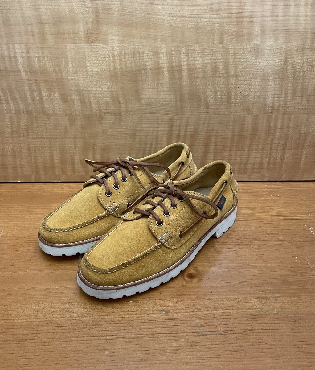 GH BASS - 9 US MENS - Mens Ranger Camp Moc Suede - Yellow | eBay