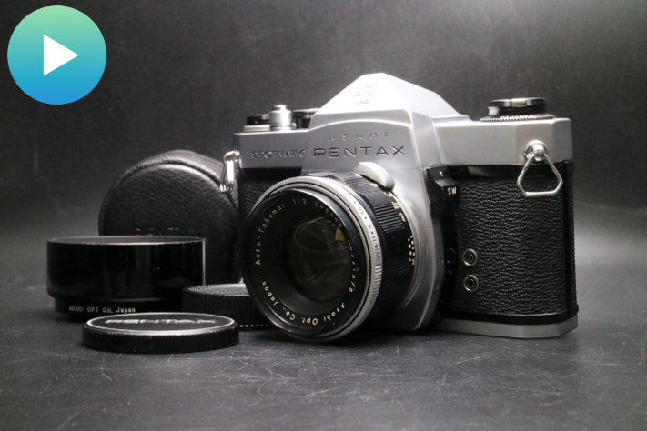 🎦VIDEO👀 [N.MINT] Pentax Spotmatic SP SLR Film Camera 55mm