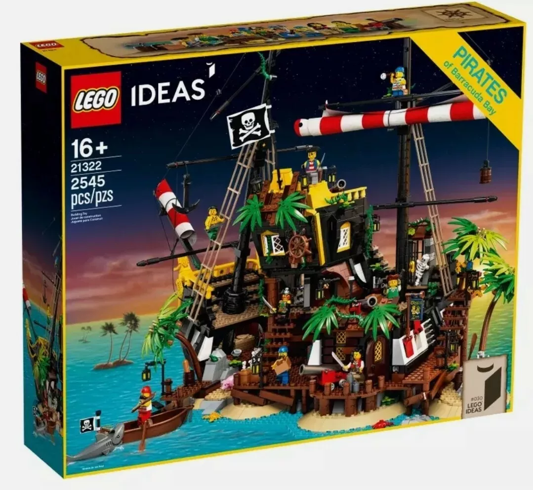 LEGO Pirates of Barracuda Bay 21322 Ideas Captain Red Beard Ship Wreck  Island 673419334617