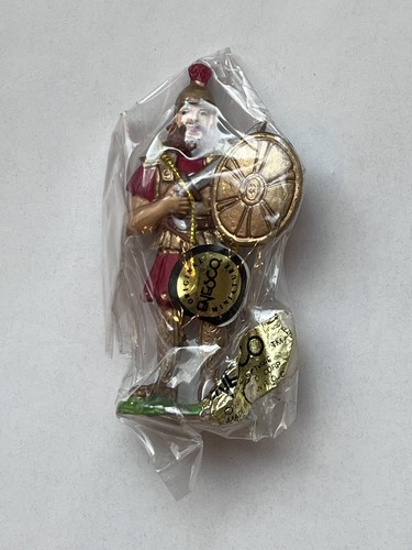 3 Vintage Enesco Miniature Figures SEALED NOS Eve Angel Roman Soldier RARE Metal - Picture 7 of 9