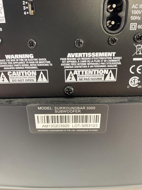 polk audio surroundbar 3000 ebay