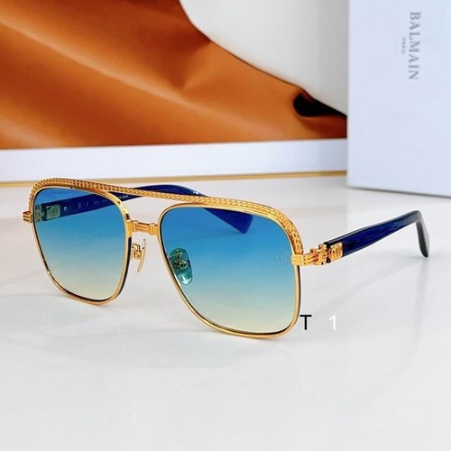 New 2025 Balmain Glasses Blue Lens Full Box Unisex