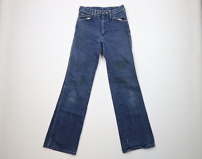 Vintage 70s Wrangler Womens 28 Distressed Wide Leg Bell Vintage 70s Wrangler Womens 28 Distressed Wide Leg Bell