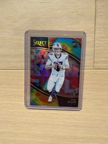 2018 Panini Select - Field Level Josh Allen #207 Tie Dye Prizm (RC) /25