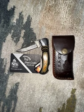 jw steel crafts Damascus Pocket Knife