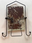 Small Antique Chip Edge or Scalloped Edge Mirror On Stand — photo 7