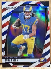 2024 Panini Prizm - Puka Nacua #168 Red White & Blue Prizm