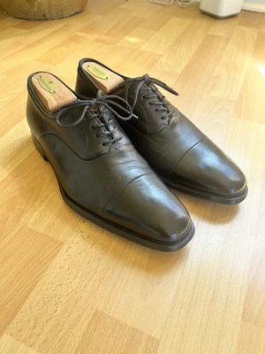 MAGNANNI Men Dark Brown Cap Toe Oxford 9249 Dress Shoes 11.5M Magnanni leather brogues - Gem main image 4