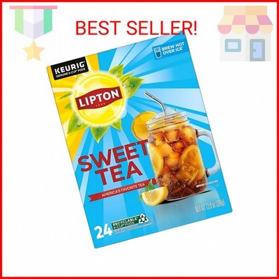 Lipton Southern Sweet Black Tea K-Cup Pods 24-Count Rainforest Alliance Certifie