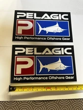 Pelagic Sport Fishing Gear Decal Sticker (2) 6in