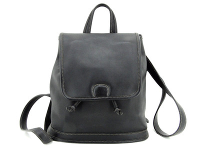 Coach Rucksack Handtasche Tasche Damen Und Herren tasche Leder Schwarz TOP