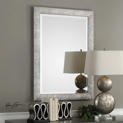 Uttermost 09361 Mossley 29-1/2" W x 41-1/2" H Rectangular Framed - Silver - Picture 4 of 4