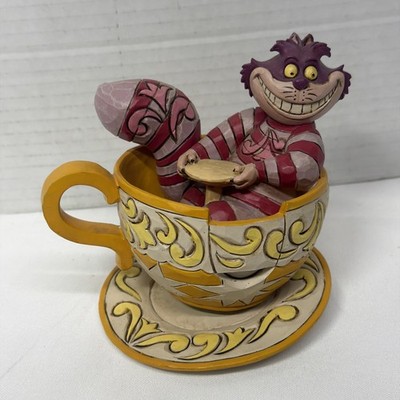Disney Parks Exclusive Jim Shore Cheshire Cat Teacup Retired Rare Collectible