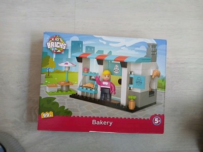 Kids Bricks   Bäckerei Baustein-Set (99 Teile + 1 Figur)   Neu & OVP