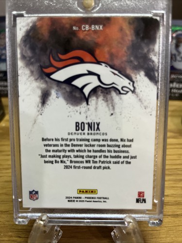 2024 Panini Phoenix Football Rookie Color Blast Bo Nix Cbbnx eBay