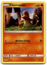 Charmander 4/18 SM Detective Pikachu Holo Common Pokemon Card - LP