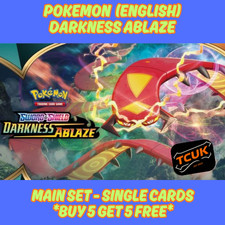 POKEMON TCG - DARKNESS ABLAZE - MAIN SET - SINGLE CARDS - *BUY 5 GET 5 FREE*