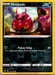 Venipede 105/198 Reverse Holo Chilling Reign