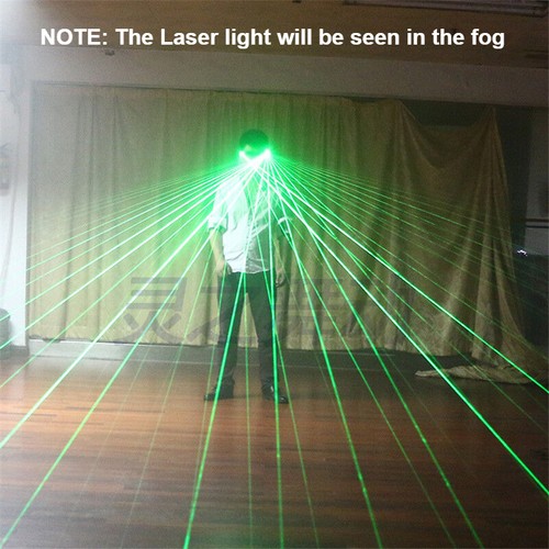 LED Laser Glasses Gloves Rechargeable RGB Party Raves Laser Beam Bar Stage Show - Picture 5 of 23
