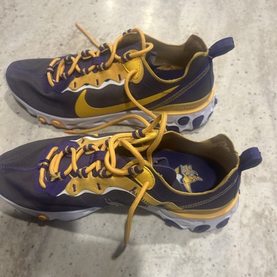 Size 8.5- Nike NFL x React Element Minnesota Vikings