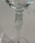 2 Vintage Crystal Champagne Flutes with Rose Bud Stems Franklin Mint — photo 7