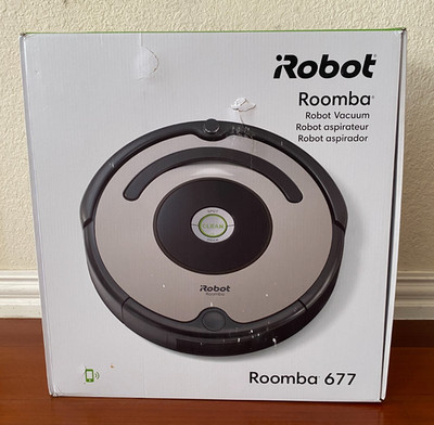 IRobot Roomba 677 Wi-Fi Connected Multi-Surface Robotic Vacuum - Tested Working