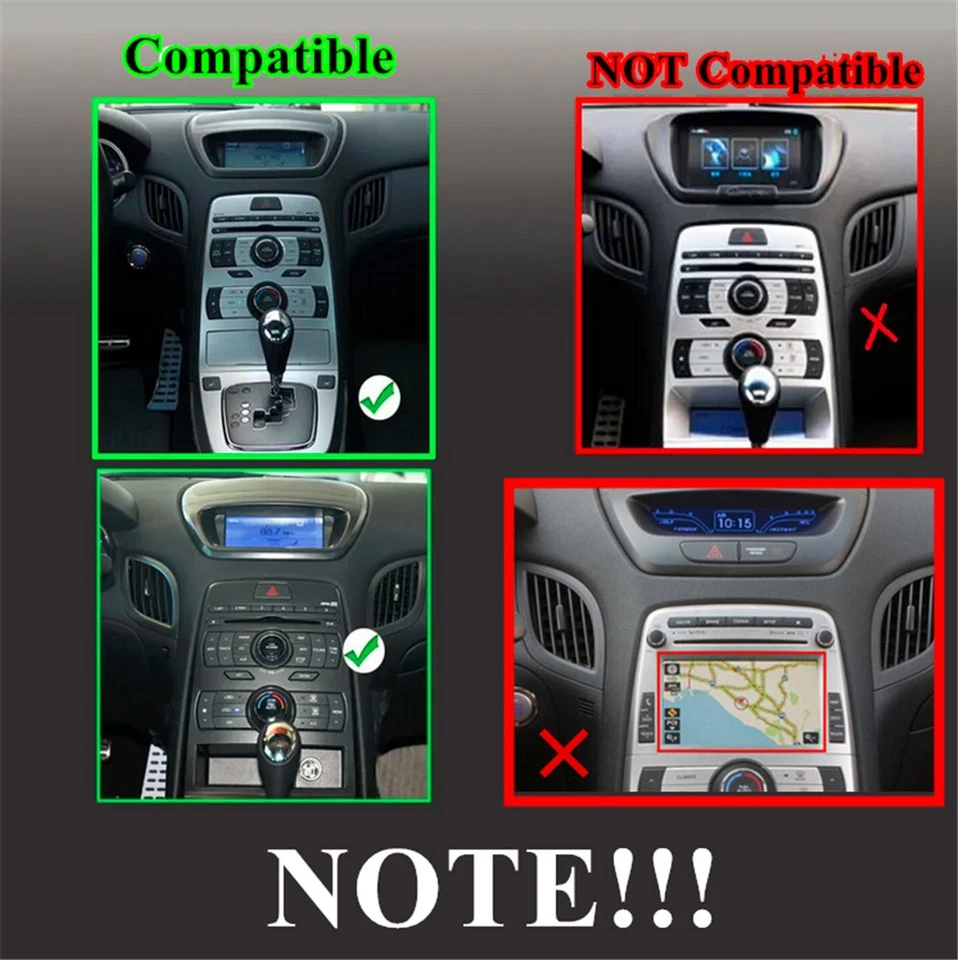 9 inch Android 12 Stereo Radio GPS Head Unit For Hyundai Genesis Coupe 2009-2012 - Image 2 of 4