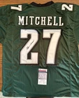 Quinyon Mitchell Philadelphia Eagles Signed Custom NFL Jersey JSA Authenticated