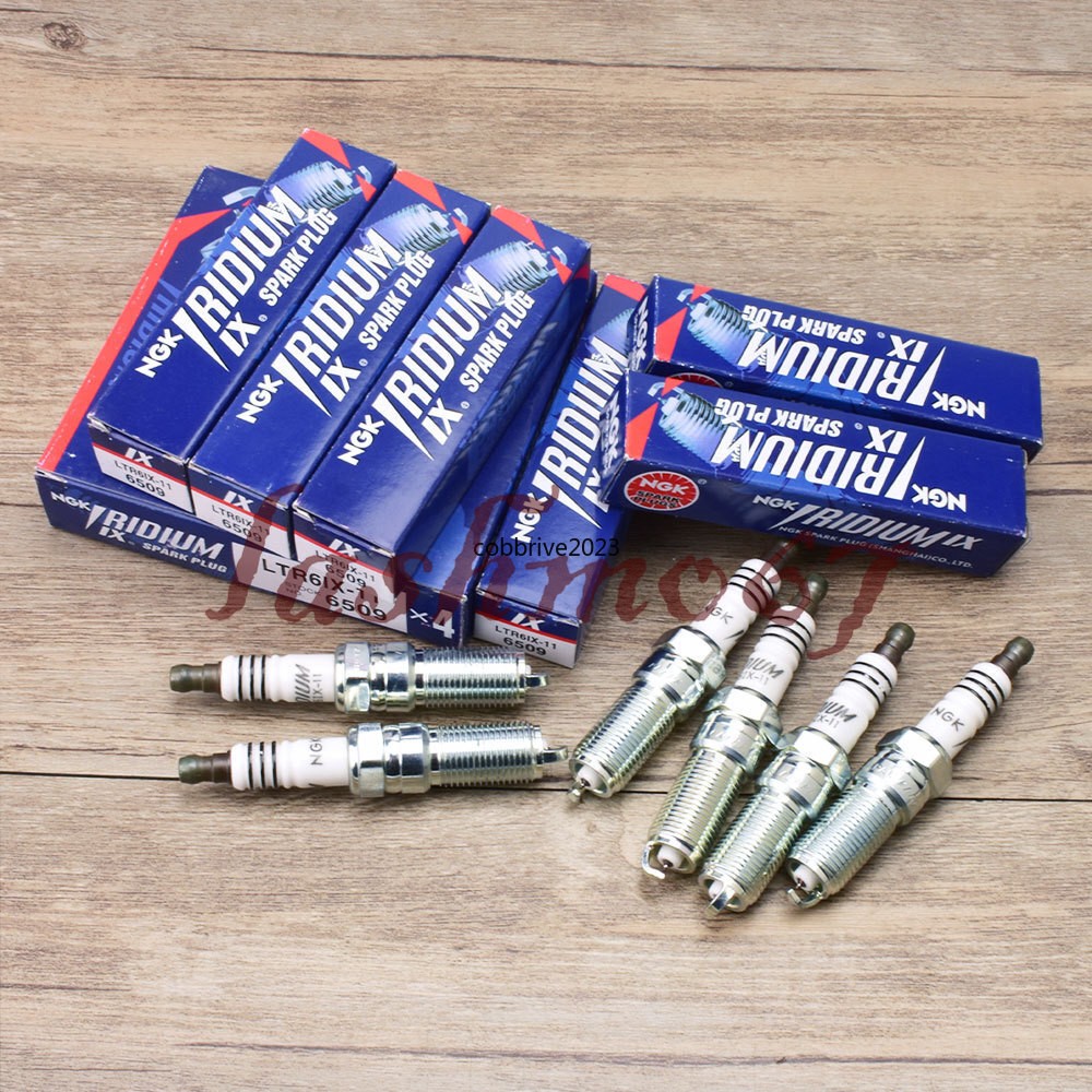 6PCS OEM NGK #6509 LTR6IX-11 Iridium IX Spark Plugs For Ford Cadillac Chevrolet
