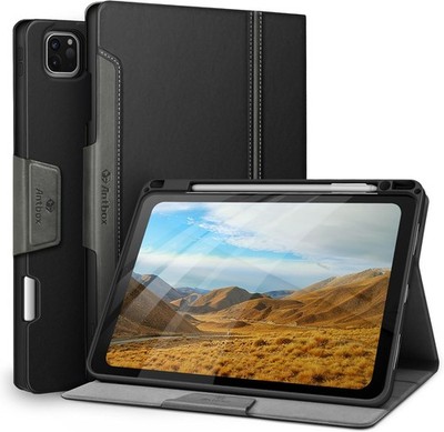 Antbox iPad Pro11 Hülle Magnet Slim Schwarz A2377 Schutzhülle Tablet Cover