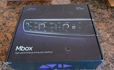 Avid Mbox High Performance 4x4 USB Audio Interface w/Box CD Powers On Functional