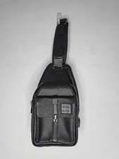 LEATHARIO Unisex Leather Sling Bag Backpack M...