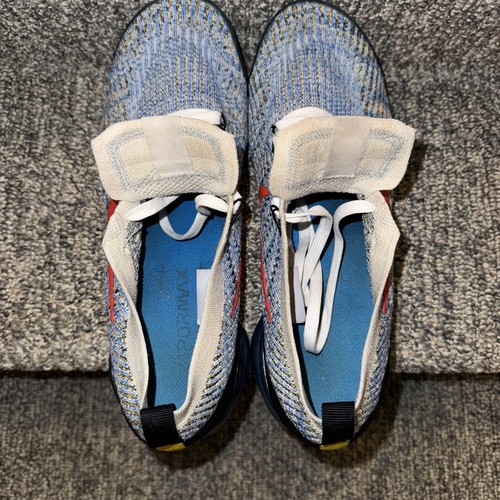 Talla 12 - Nike Air VaporMax Flyknit 3 - “Foto Azul Dorado” - Imagen 7 de 8