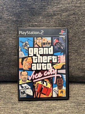 Grand Theft Auto  Vice City for PlayStation 2 Complete in Box With Map + Manual