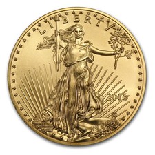 2016 1 oz American Gold Eagle BU 3931.97 per troy oz