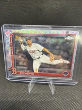 Rafael Devers 2025 Topps Chrome Logofractor Baseball Card #127 Red Sox/Giants