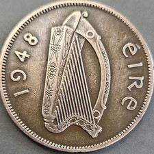 Rare  1948  Irish 1d beautiful Copper and Valuable Coin. High grade Condition.