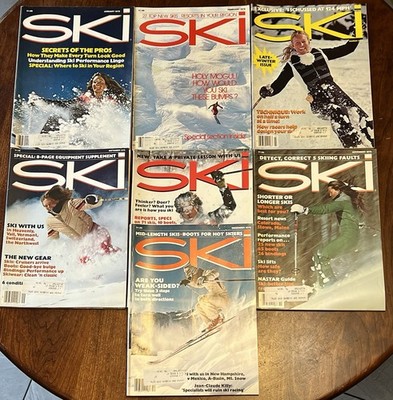 Vintage 1979 SKI Magazines Lot Of 7 Issues Skiing Snowboarding Winter VTG (Read)